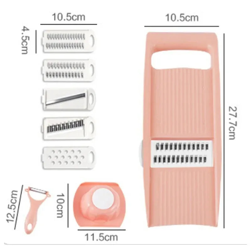 Household Multifunctional Fruit Grater Cutter Potato Household Chopper Kitchen