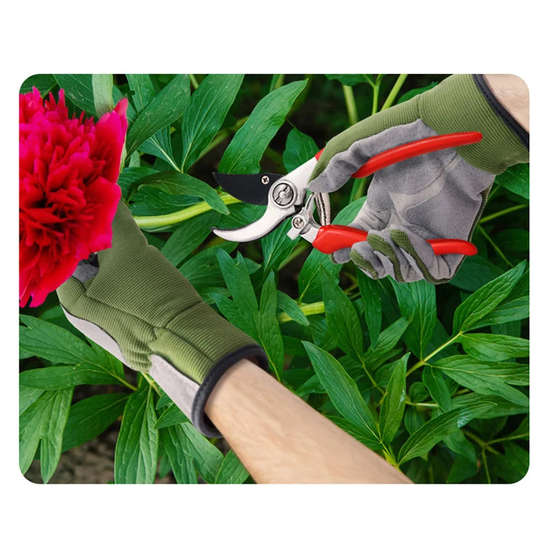 1 Pair Gardening Gloves Rose Pruning Thorn Proof Gloves