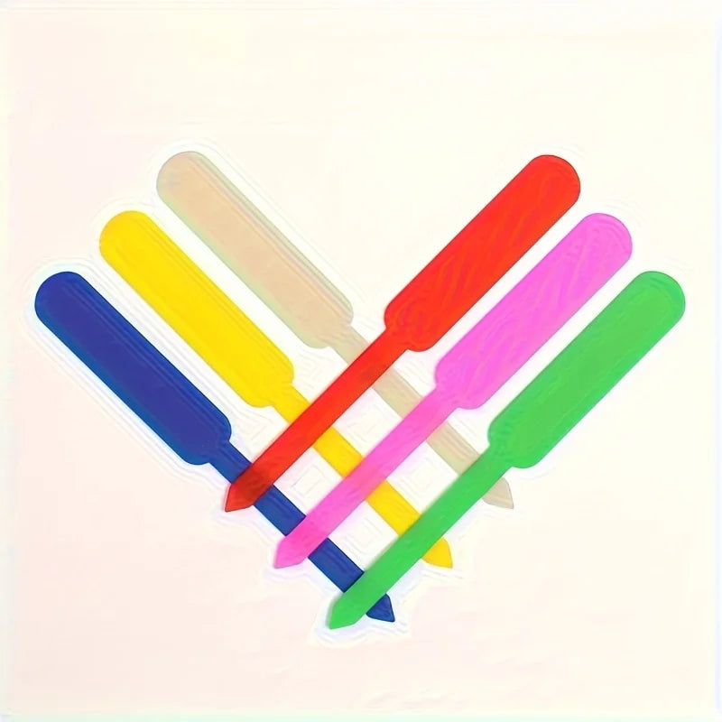 1 Bag/100-Piece White Gardening Label Set with Plant Labels and Markers