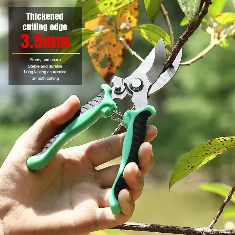 Garden Pruning Shears: Multifunctional Pruner with Stainless Steel Blade for Trimming
