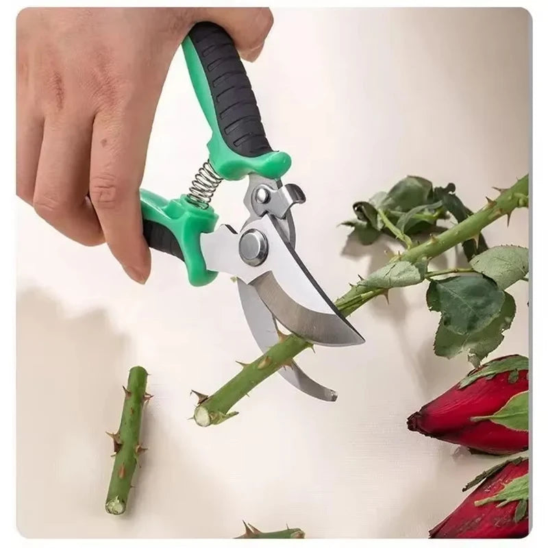 Garden Pruning Shears: Multifunctional Pruner with Stainless Steel Blade for Trimming