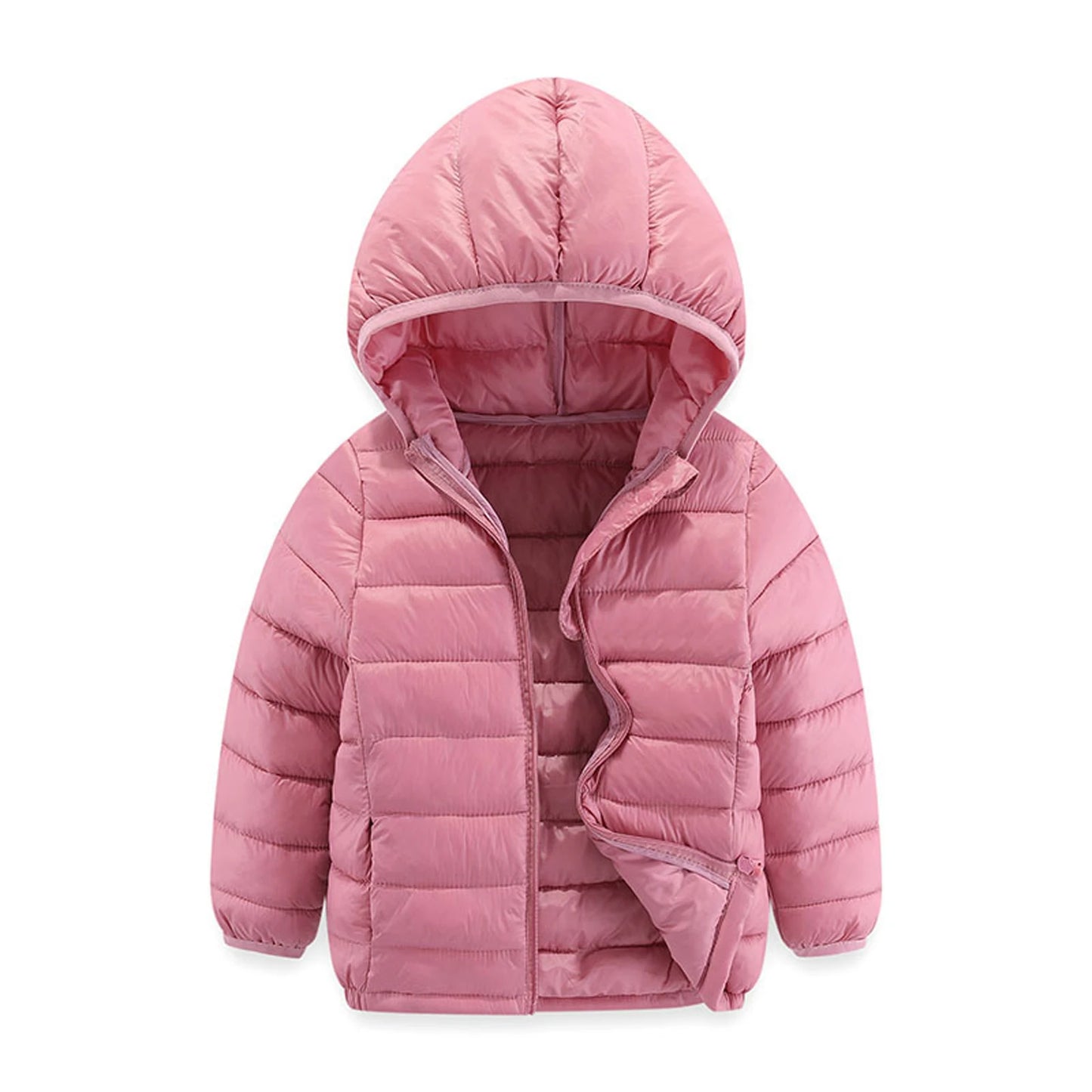 Children 4-14 Years Old Down Cotton Jackets Kids Clothes For Boys Girls Cotton Padded Clothes Kids Hooded Coats