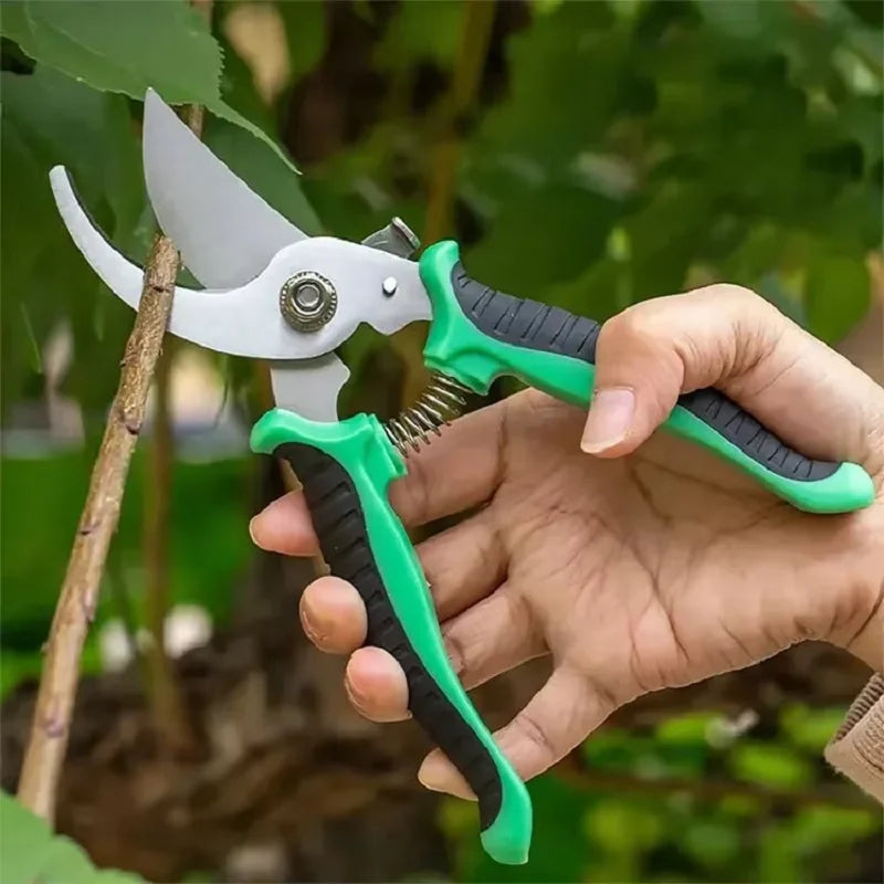 Garden Pruning Shears: Multifunctional Pruner with Stainless Steel Blade for Trimming